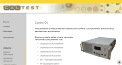 Desktop Screenshot of caltest.fi